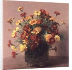 Oeillets d'Inde, 1893 by Ignace Henri Jean Fantin-Latour