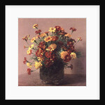 Oeillets d'Inde, 1893 by Ignace Henri Jean Fantin-Latour