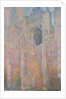 Rouen Cathedral, 1891 by Claude Monet