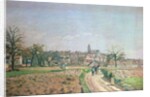View of Pontoise, 1873 by Camille Pissarro