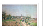 View of Pontoise, 1873 by Camille Pissarro