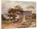 The Farmhouse at Cagnes by Pierre Auguste Renoir