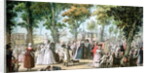 Promenade en Boulevard du Temple, 1788 by Jacques Francois Joseph Swebach