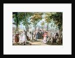 Promenade en Boulevard du Temple, 1788 by Jacques Francois Joseph Swebach