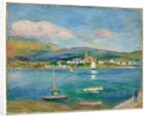Port de pêche, Vue de Fontarabie depuis Hendaye, 1895 by Pierre Auguste Renoir