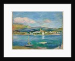 Port de pêche, Vue de Fontarabie depuis Hendaye, 1895 by Pierre Auguste Renoir