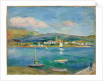 Port de pêche, Vue de Fontarabie depuis Hendaye, 1895 by Pierre Auguste Renoir