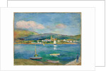 Port de pêche, Vue de Fontarabie depuis Hendaye, 1895 by Pierre Auguste Renoir