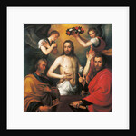 The Risen Christ with Saints Peter and Paul by Anthonis van Dashorst (c.1519-1576/77) (circle of) Mor