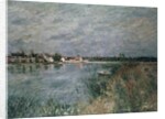 The River Banks at Saint-Mammes by Alfred Sisley