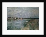 The River Banks at Saint-Mammes by Alfred Sisley