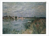 The River Banks at Saint-Mammes by Alfred Sisley