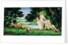 Bathers, Male and Female by Paul Cezanne