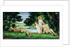 Bathers, Male and Female by Paul Cezanne