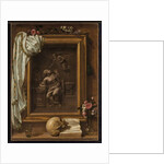 Trompe-l'œil with bronze bas-relief representing the Annunciation, 1825 by Prospero Mallerini