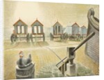 Aldeburgh Bathing Machines, 1938 by Eric Ravilious