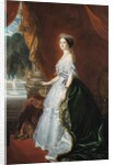 Full-length portrait of Empress Eugénie by Franz Xaver Winterhalter