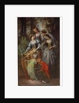 The Empress Eugénie and her attendants by Adolphe Joseph Thomas Monticelli