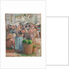 Le Marché de Gisors, Grande-Rue, 1885 by Camille Pissarro