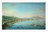 Naples from the Bay, with Mt. Vesuvius in the Background by Antonio Joli