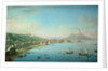Naples from the Bay, with Mt. Vesuvius in the Background by Antonio Joli