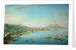 Naples from the Bay, with Mt. Vesuvius in the Background by Antonio Joli