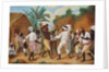 A Cudgelling Match between English and French black people in the Island of Dominica by Agostino Brunias