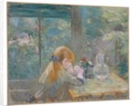 Dans la véranda, 1884 by Berthe Morisot