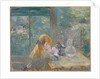 Dans la véranda, 1884 by Berthe Morisot