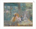 Dans la véranda, 1884 by Berthe Morisot