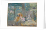 Dans la véranda, 1884 by Berthe Morisot