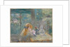 Dans la véranda, 1884 by Berthe Morisot