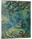 Trail in the woods, c.1874-77 by Pierre Auguste Renoir