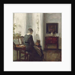 A Mother and Child in an Interior by Carl Holsoe