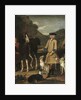 Edward, Lord Seymour, with his horse, groom and dogs, in a landscape by John Wootton