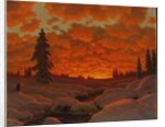 Winter Landscape by Ivan Fedorovich Choultse
