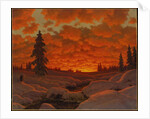 Winter Landscape by Ivan Fedorovich Choultse