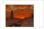 Winter Landscape by Ivan Fedorovich Choultse