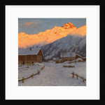Evening on the mountain, Haute-Savoie by Ivan Fedorovich Choultse