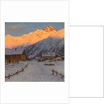 Evening on the mountain, Haute-Savoie by Ivan Fedorovich Choultse