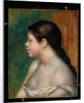 Head of a young girl, 1882 by Pierre Auguste Renoir