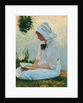 Girl reading by a stream, c.1888 by John Singer Sargent
