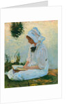 Girl reading by a stream, c.1888 by John Singer Sargent