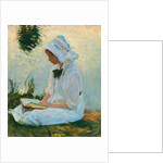 Girl reading by a stream, c.1888 by John Singer Sargent