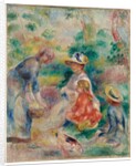 The apple seller, 1890 by Pierre Auguste Renoir