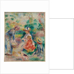 The apple seller, 1890 by Pierre Auguste Renoir