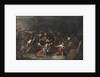 Christ being dragged through the brook Cedron after his arrest by Frans II the Younger