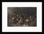 Christ being dragged through the brook Cedron after his arrest by Frans II the Younger
