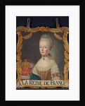 Marie Antoinette sign, after 1774 by European School