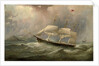 The Black Ball Line clipper ship Ocean Chief reducing sail on her Australian run, c.1853 by Samuel Walters